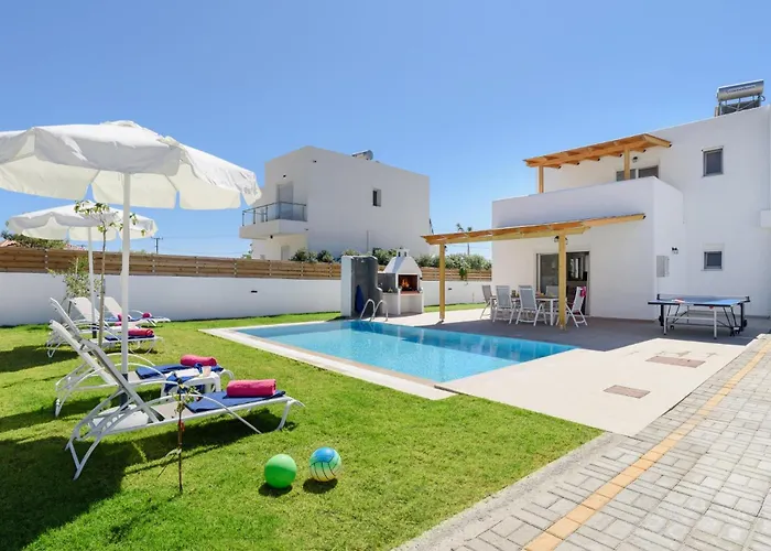 فيلة Rhodian Dunes With Private Pool *